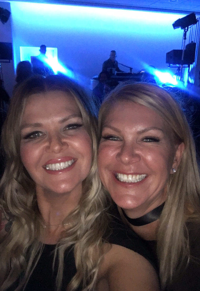 Vicky Martin 2017 Review - gala photo of Vicky Martin of VMM®️ and her sister and business partner Kerry letting their hair down